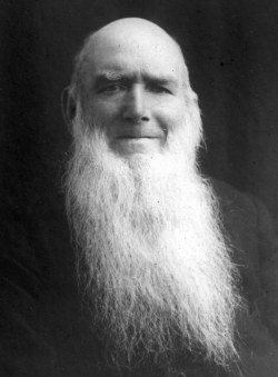 Mr Clarke, verger early in the 20th century